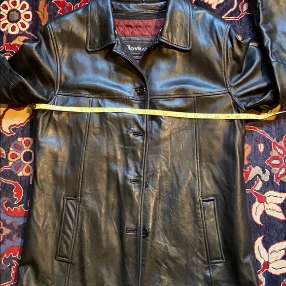 Vintage thinsulate lined lamb skin jacket w L - Picture 7 of 12